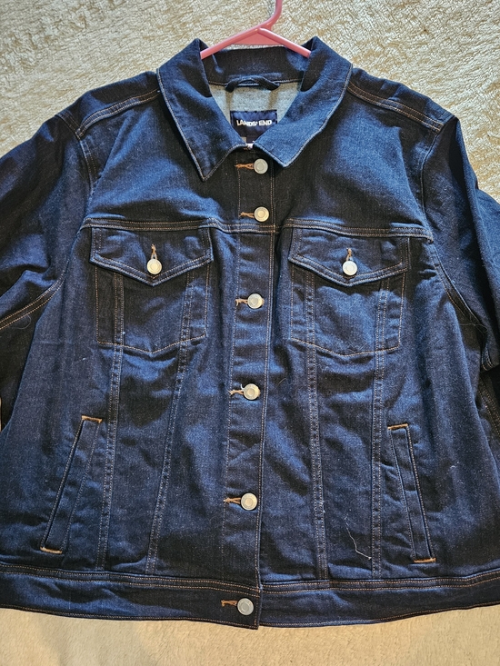 Lands' End Jackets & Blazers - Lands' End Denim Jacket Blue Size 2X